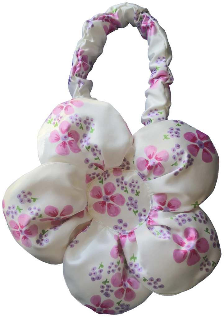 Forget-me-not Satin Bag